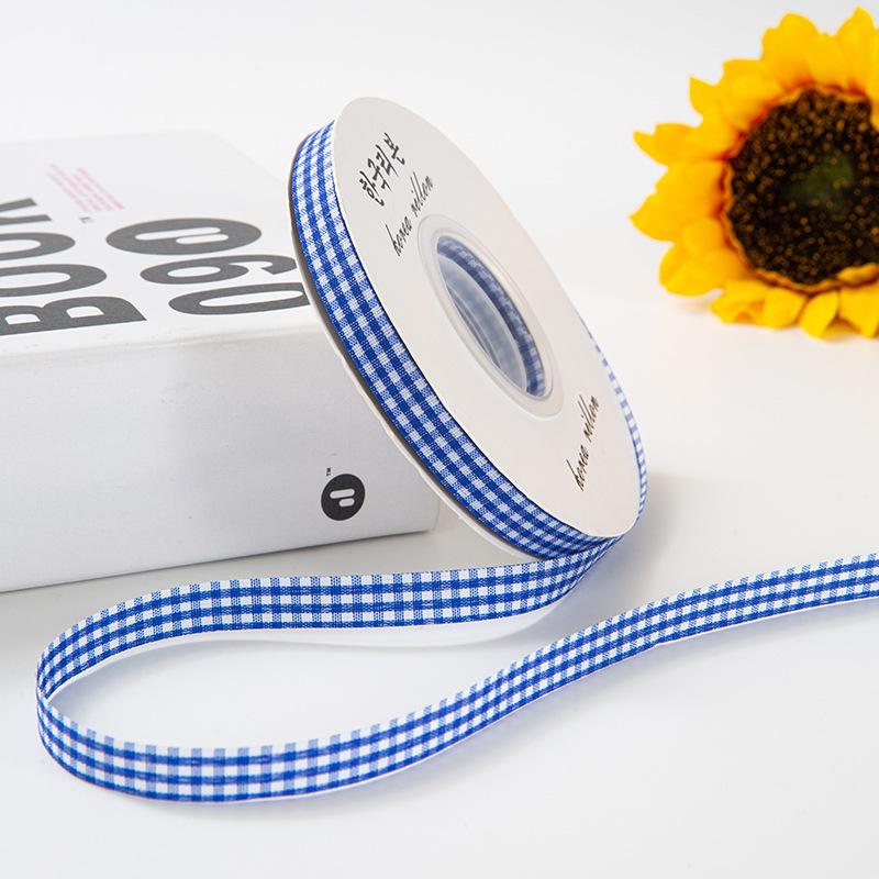 2cm Plaid Satin Ribbon for Baking, Packaging, Fresh Flowers, Bouquets, Cake Boxes, and Crafts - Camouflage Design.