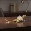 Reptile Figurine Tabletop Sculpture Textured for Desk, Office
