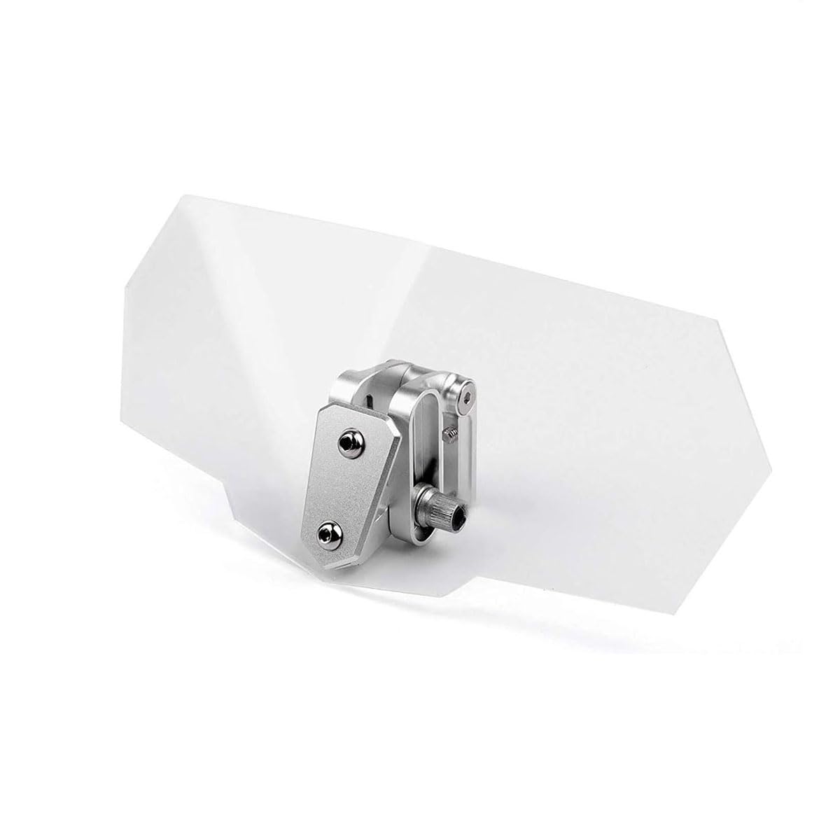 

ZCJSZP Motorcycle Windshield Extension, Universal Adjustable Clip, Spoiler Shield Screen, Clear (Transparent)