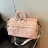Damen Fitness-Tasche Sporttasche mit Nassfach und Schuhfach Nylon Weekender Tasche Übernachtungs-Tote für Reisen Fitness Tanzen
