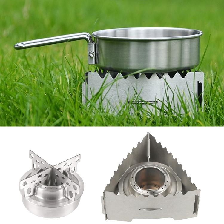 Stainless Sturdy Cooking Ultra-light Spirit for Burner for Cross Stand Outdoor C