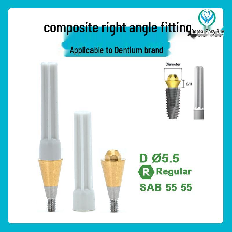 Дентиум Композитный Угловой Основа Абатмента Имплантат Заживляющий Отвертка