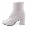 Pristine BALENCIAGA short boots gray leather Women 36 477242 Used
