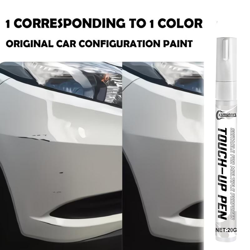 White Car Touch-Up Paint Pen Scratch Repair and Color Restoration Tool for Auto Paint Surface and Minor Chips Touchup Paint2