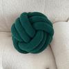 Pute Manuell Flettet Knute 22cm Rund Kuleform Sherpa Elastisk Soveselskap Sofa Dekorasjon Pyntepute Fotograferingspute