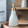 Ceramic Bathroom Liquid Soap Dispenser Bottle Shampoo Shower Gel and Lotion Storage Bottles Home Hotel Disinfectant Bottle