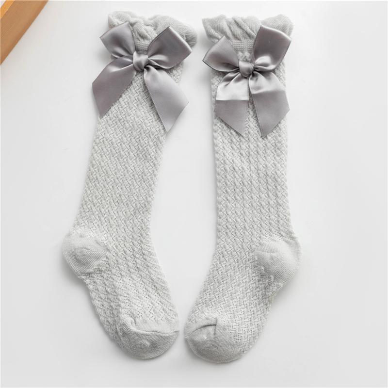 Girl Long Tube Socks Princess Children's Knee High-quality Warm Dance Cute New Bow Long Socks High Quality Kids Socks