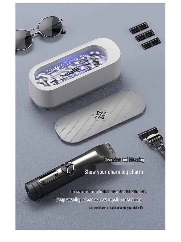 Curățător Portabil cu Ultrasunete pentru Ochelari și Bijuterii - Automat, Mini, pentru Uz Casnic