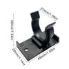 12Pieces Kitchen Plinths Clip Sturdy Plastic Kickboard Brackets for 32 42mm Cabinet Feet Without Screws Daily Use