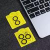 3D Silk Screen Tempered Glass Camera Lens Protector for iPhone 17 Pro Max