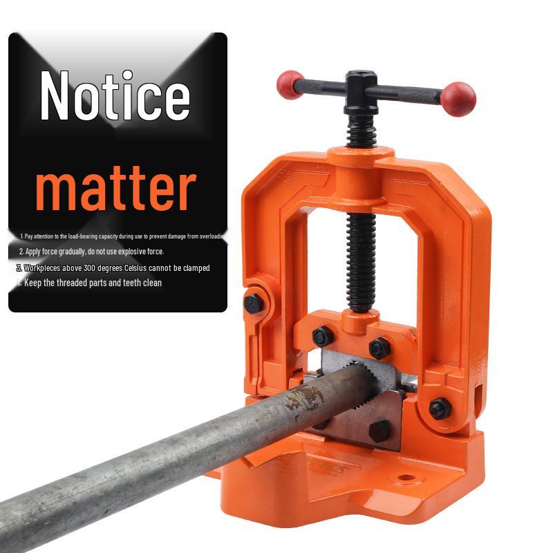 (Thickened Base) Heavy Duty C-Clamp G-Clamp Steel Pipe Holder Clamping Pliers Wire Cutter Fixing Tool