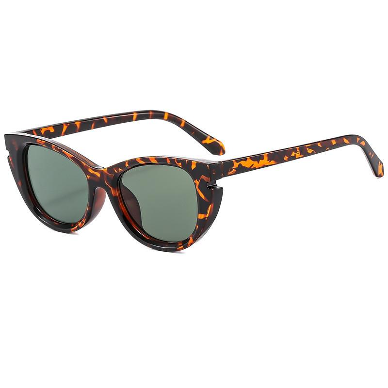New Retro Small Face Cat Eye Sunglasses For Summer Beach Vacation Uv400 Outdoor Fashion Women