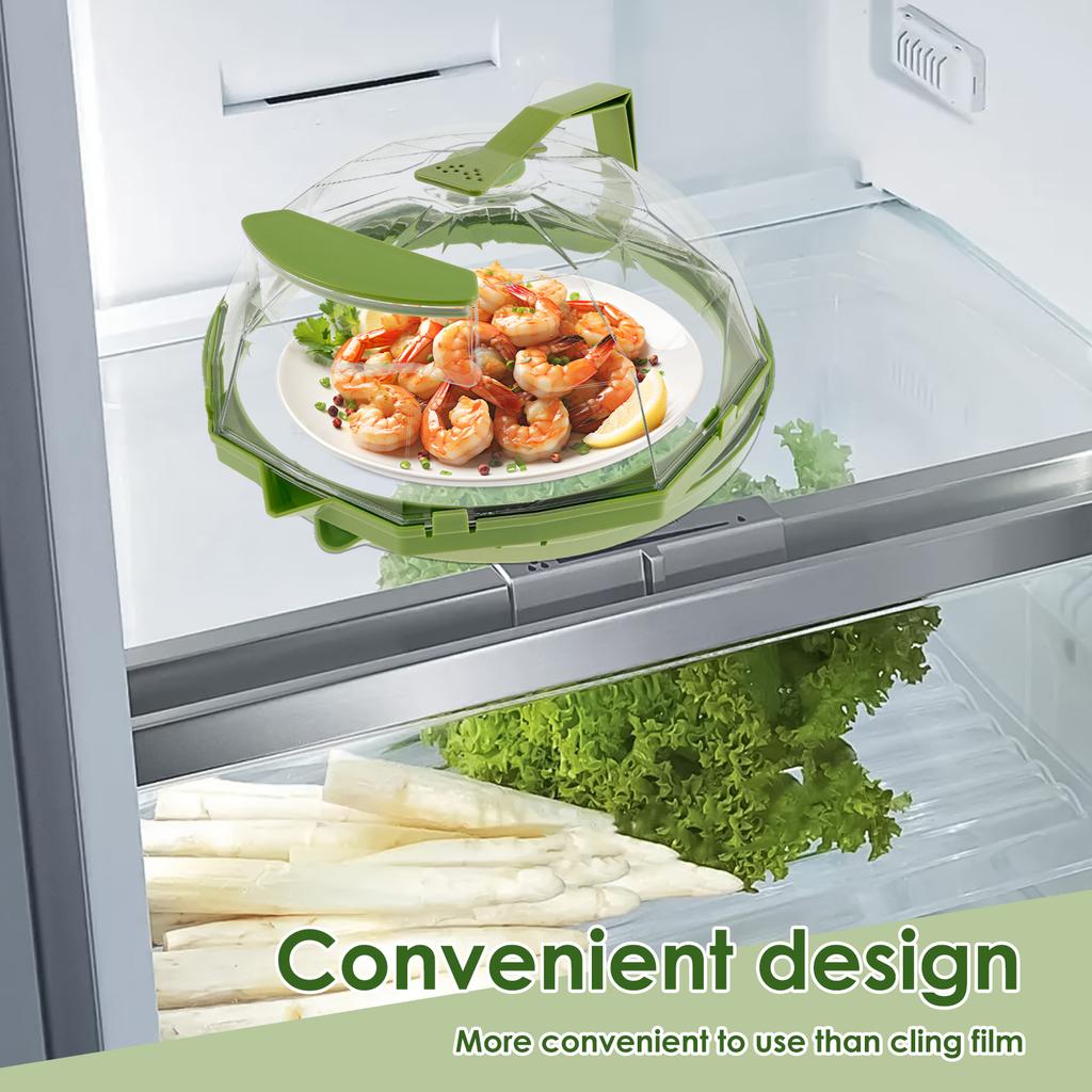 High Temperature Resistant Microwave Heating Cover Water Injection Anti Oil Splash Cover Reusable Fresh Keeping Shield Household Microwave Food Dustpr