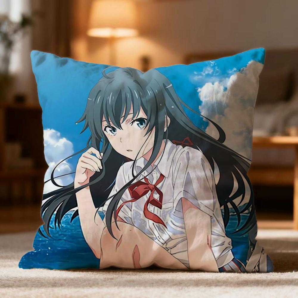 Popular M-MMy Teen Romantic Comedy SNAFU Cushion Cover Soft Washable Pillow Case Multi-Scene for Couch Bed Travel Office Use