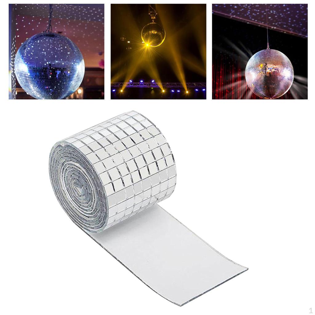 Płytki lustrzane Disco Ball luzem Mini naklejki mozaikowe kwadratowe do łazienki
