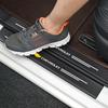 4PCS Car Door Sill Sticker 3D Carbon Fiber Protection Sticker For Chevrolet Silverado Impala Malibu Equinox Cruze Camaro Aveo