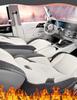 Universal All-Season Cotton Linen Car Seat Cushion - Full Coverage, New Style