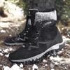 Neue Winter Herren Schneestiefel Fell Plüsch Warm Herren Stiefeletten Übergröße Wasserdichte Herrenstiefel Outdoor Rutschfest Wanderstiefel Arbeitsschuhe