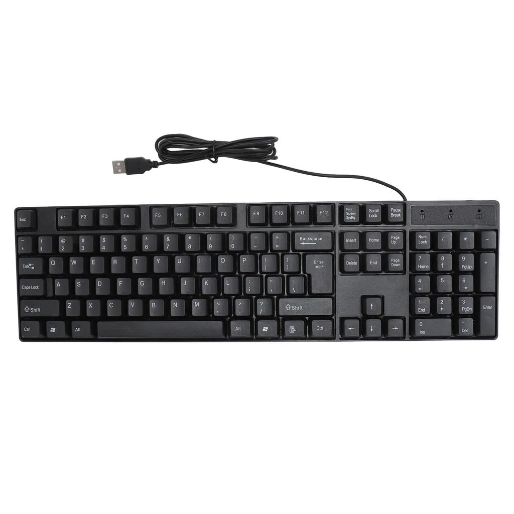 K1800 Minority Language Keyboard 104 Keys 4.2ft Cable Ergonomic Design USB Wired Gaming Keyboard