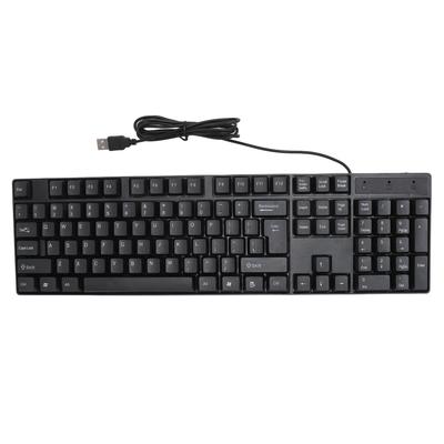 K1800 Minority Language Keyboard 104 Keys 4.2ft Cable Ergonomic Design USB Wired Gaming Keyboard