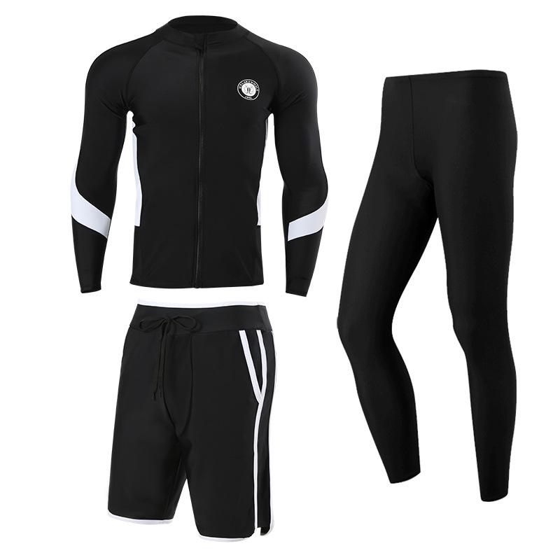 Women's Long Sleeve Two-Piece Wetsuit Set with Sun Protection - Quick-Drying Surfing & Snorkeling Suit