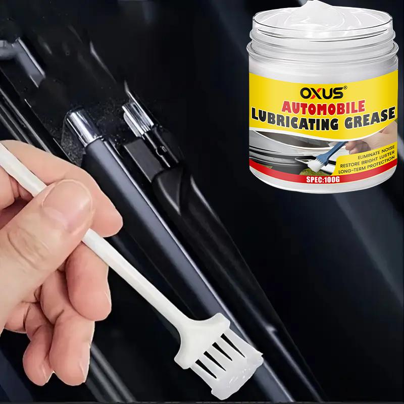 Grasso Lubrificante per Guide Tetto Apribile Auto 100g Olio Lubrificante Bianco per Auto Grasso Manutenzione Meccanica Rumori Anomali Portiere Olio Antiruggine