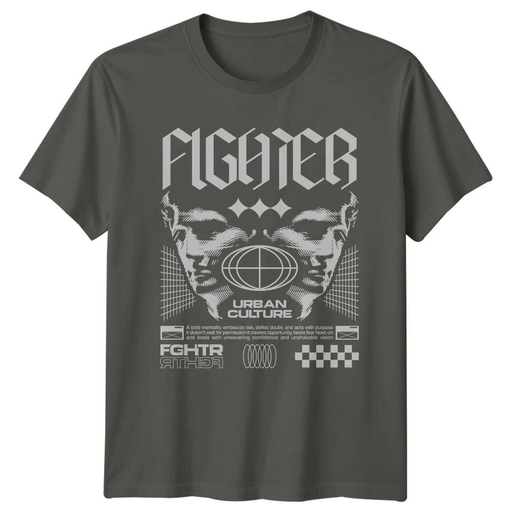 Fighter A Bold Unisextality Embraces TShirt Unisextal Toughness Motivation Birthday S