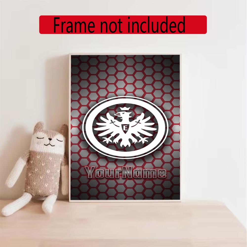 Eintracht Frankfurt Personalized Name Diamond Paintings Mosaic Wall Round Diamond Art Painting Kits Embroidery Crystal Accessories Frameless