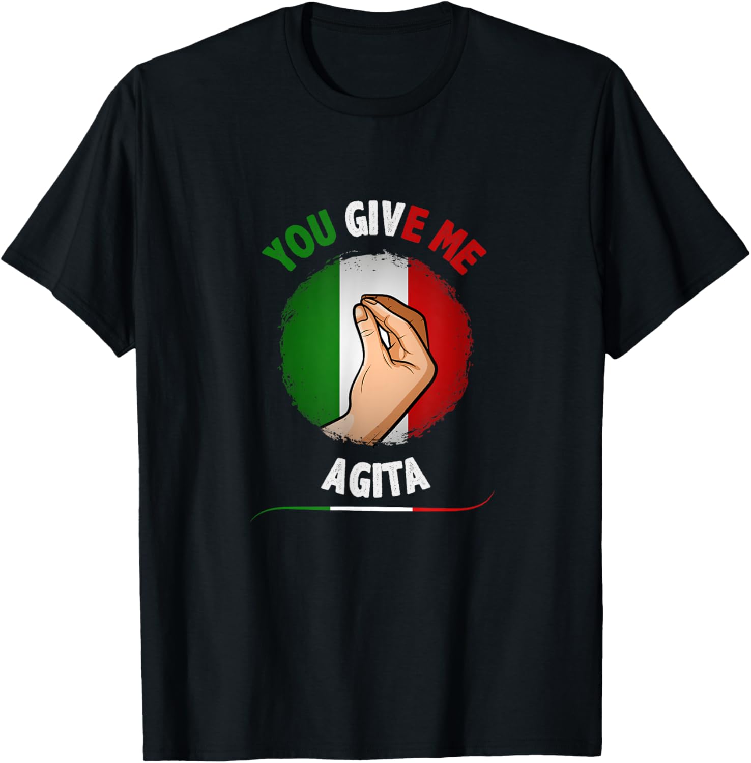 You Give Me Agita T-Shirt S разноцветный