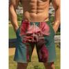 Fashion Men's Shorts 3D Animal Color Printed Animal Shorts