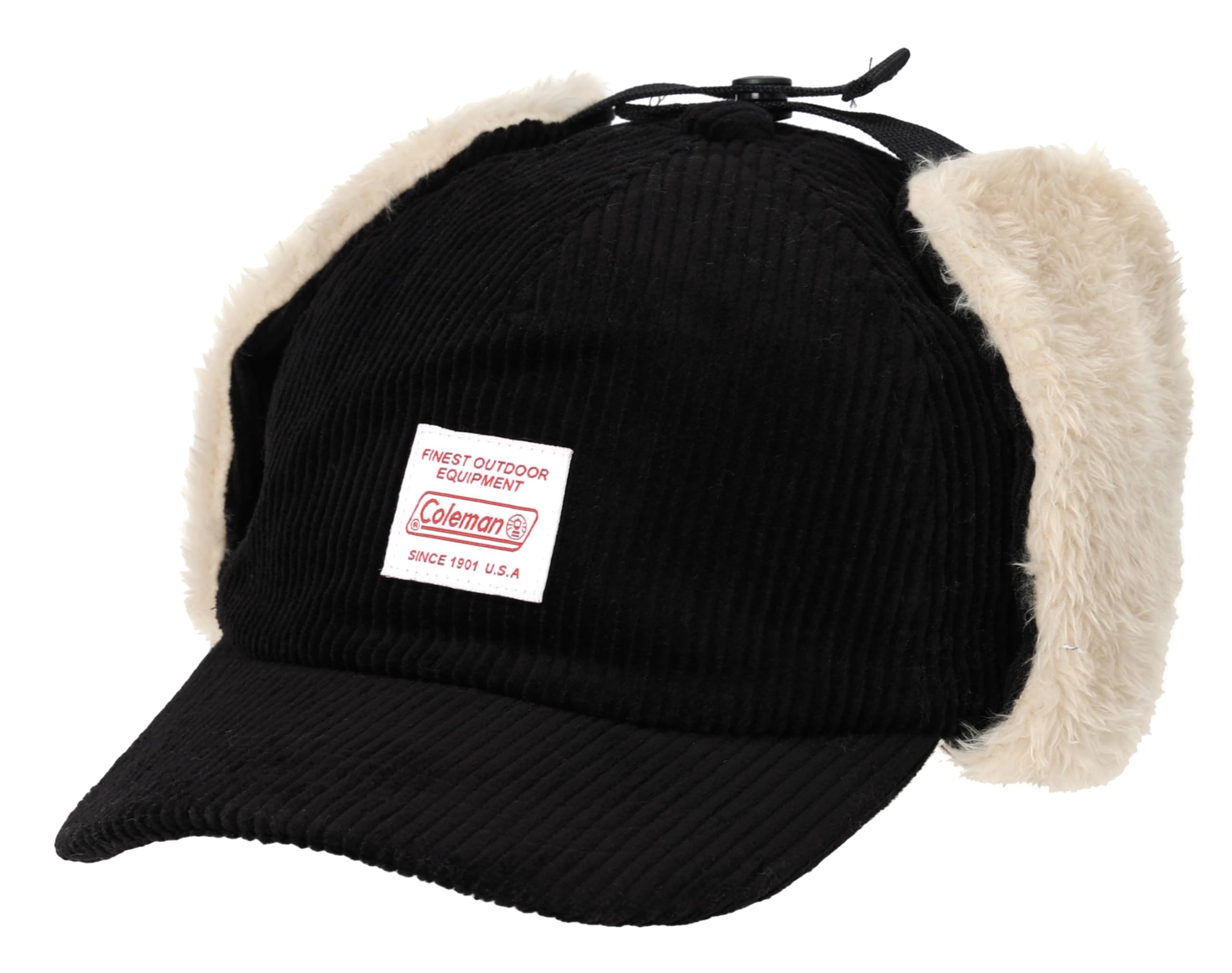 

Детская кепка-ушанка Coleman из вельвета с подкладкой из боа (Черный / 53–55 см) чёрный