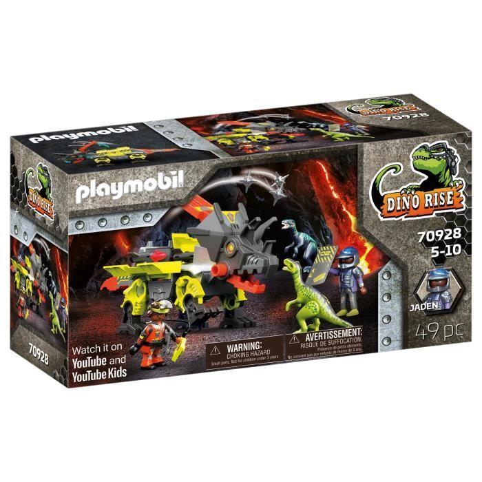 Playmobil - 70928 - Dino Rise - Robot-Dino De Combat - Avec 2 Personnages Et Accessoires