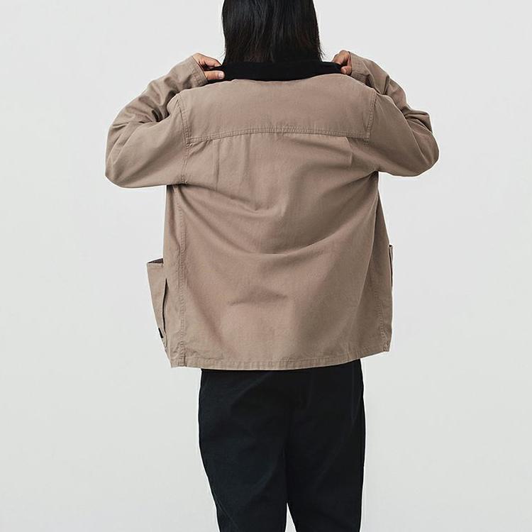 Vans Utility Multi-Pocket Outdoor Casual Jacket Men Jackets Khaki VN0A3WF1H3G