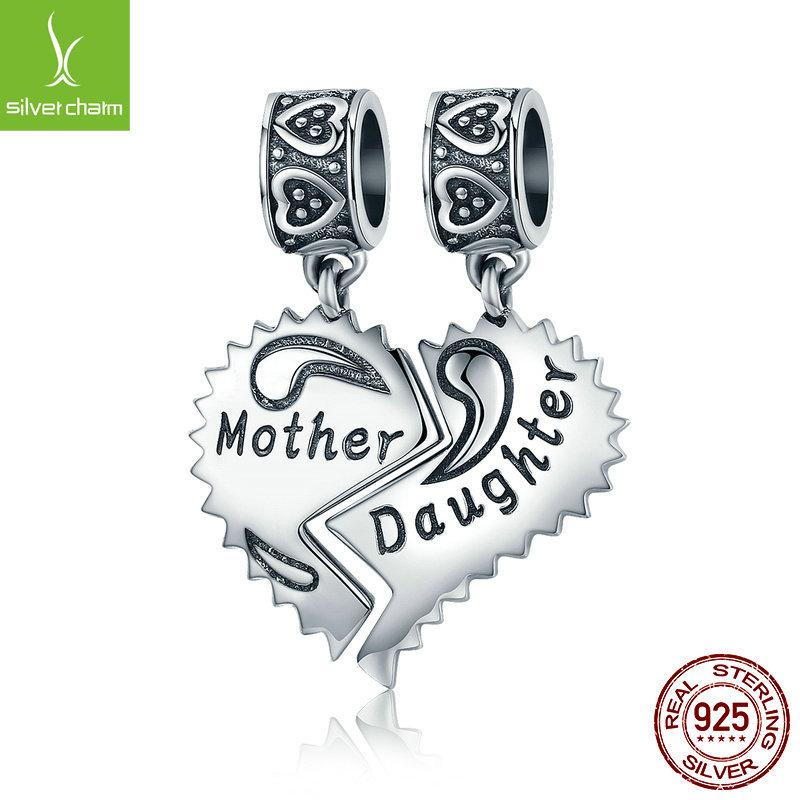 Warm Mother'S Day S925 Silver Beads Collection Picture, Mother'S Love English Lettering Diy Bracelet Beads