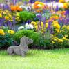 Synthetic Resin Dog Shaped Desktop Ornament Outdoor Yard Animal Statue  Courtyard Holiday Layout