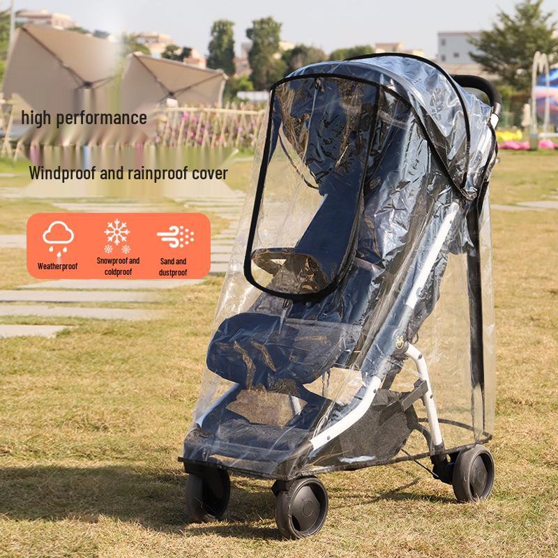 Universal Baby Stroller Rain & Wind Cover - Stroller Raincoat Accessories