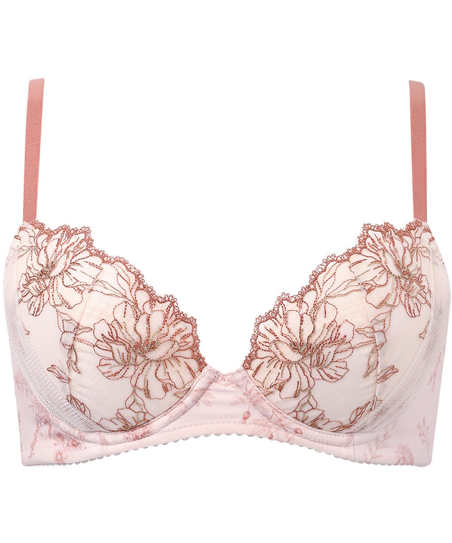 

Wacoal Bra for a Slimming Sleek Underarm and Back Fits up to G Plus Sizes BXC405 PI E70 Silhouette, Lines, Cup,