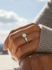925 Sterling Silver Fashion Personality Oval Zircon Ring For Women Engagement Wedding High Quality Luxury Fine Jewelry