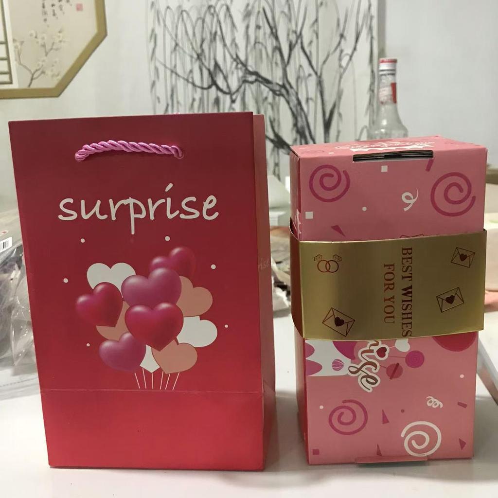 Surprise Pop-up Box Gift for Birthdays, Valentine's, Qixi & Christmas