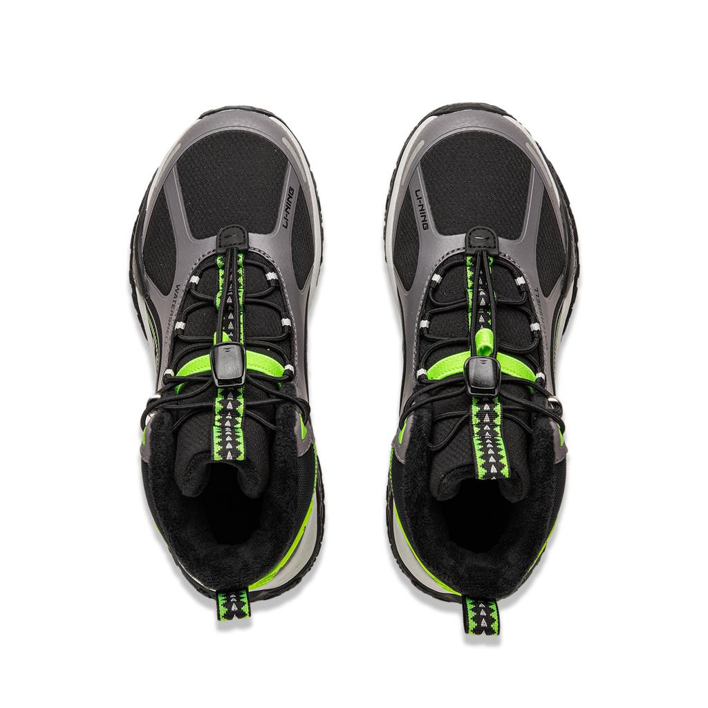 Li Ning Kids Outdoor Synthetic Leather Water Shell Sports Comfortable Non-Slip Shock Absorbing Wear-Resistant Waterproof Warm Casual Shoes YKET010-5