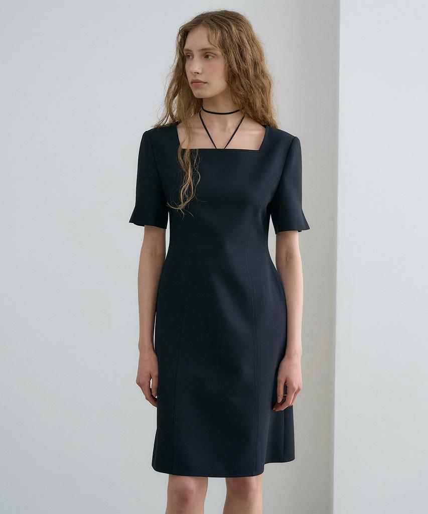 Rene J Square Neck Mini Dress