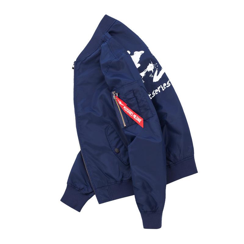 Pánská ležérní pilotní bunda Pánské sportovní oblečení nadměrné velikosti