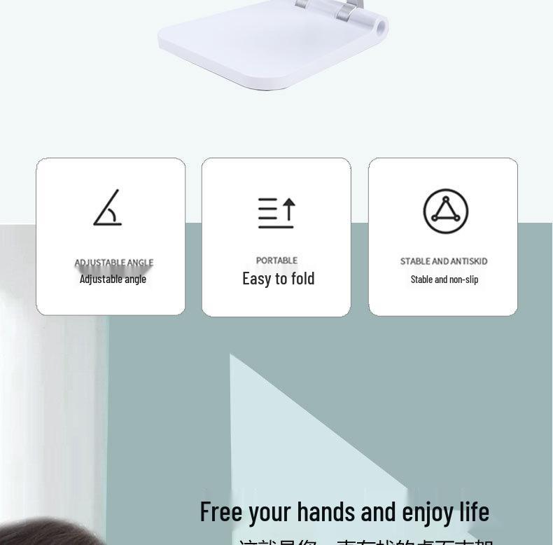 Adjustable Tablet & Phone Stand for 4-15 Inch Devices - Ideal for iPad & Live Streaming