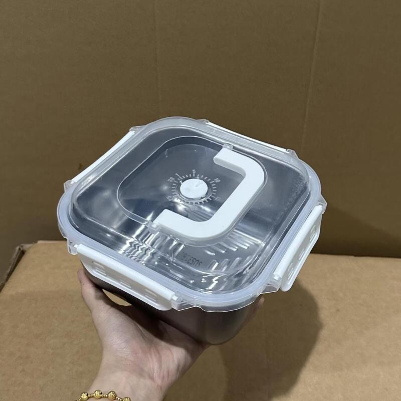 ZISIZ Portable Stainless Steel Food Container