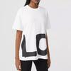 Burberry Love Print Cotton Loose For White Women's 80373031