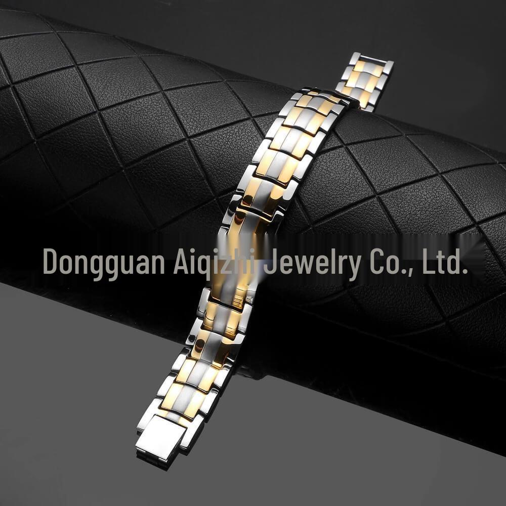 Bracciale Magnetico in Titanio da Uomo Europeo e Americano - Gioiello Semplice e alla Moda