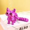 Yousheng 3D Printed Cat Toy Stress Relief Simulation Cat Toy Articulated Animal Fidget Toy Desktop Pet Model Office Desk Decoration Ornament