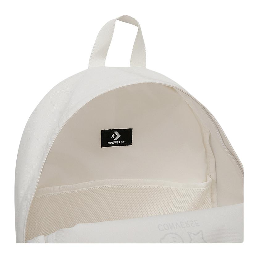 Converse Noritake/Tea Scoop Polyester Backpack Unisex White 10028757-A01