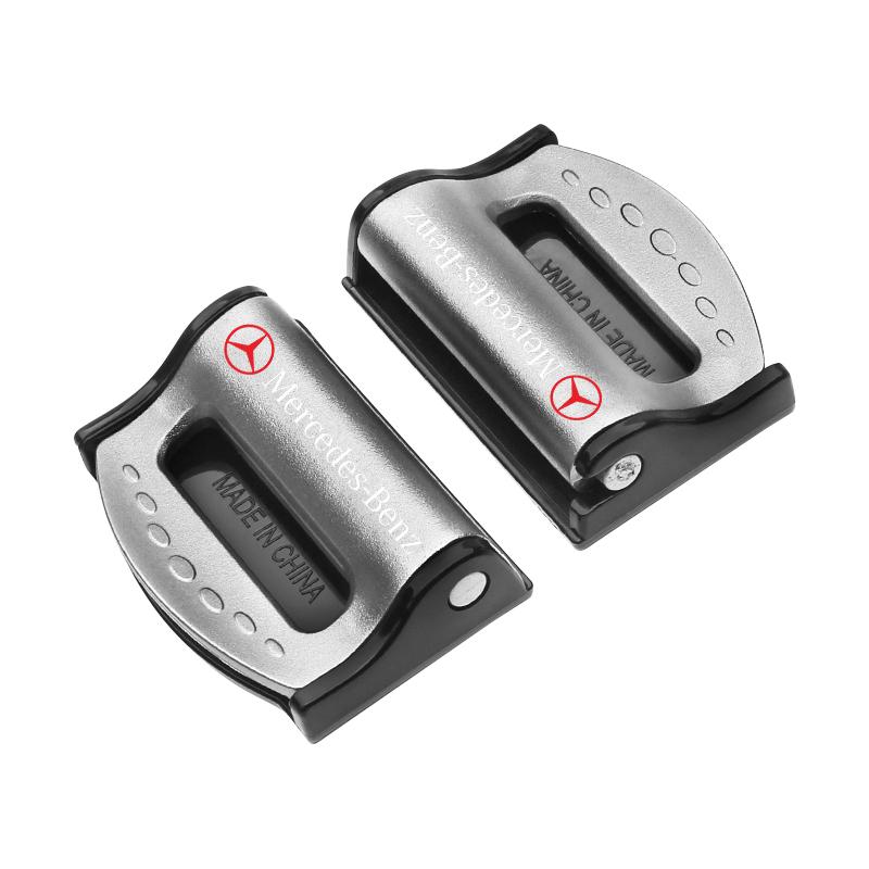 

2Pcs Car Safety Seat Belt Buckle Clip Seatbelt Stopper Adjuster Clip For Mercedes-Benz AMG C500 C200 C300 A B C E GLA CLA GLK GL ML GLE W204 W205 W211 benz белый