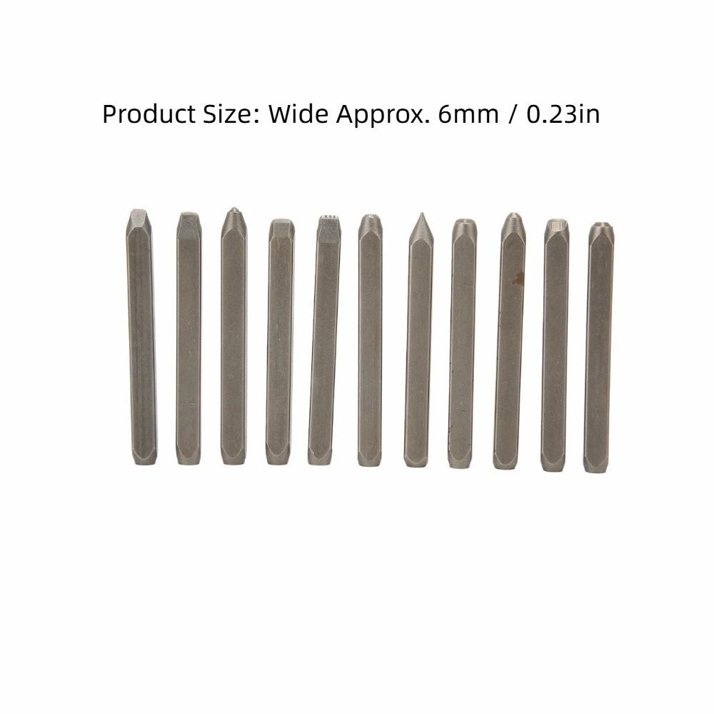 Steel Jewelry Punch Stamp  Chisel Carving Tool Full Set Jewelry Engraving Tool  Metalworking